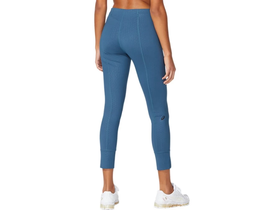 ASICS Women's Magnetic Blue Luxe Traveler Tight - High-Performance Running Tights for Women