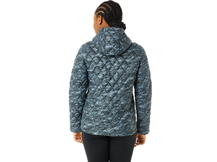 ASICS Women's Metropolis/Bright Lights Print Performance Insulated Jacket - Winter Warmth & Style