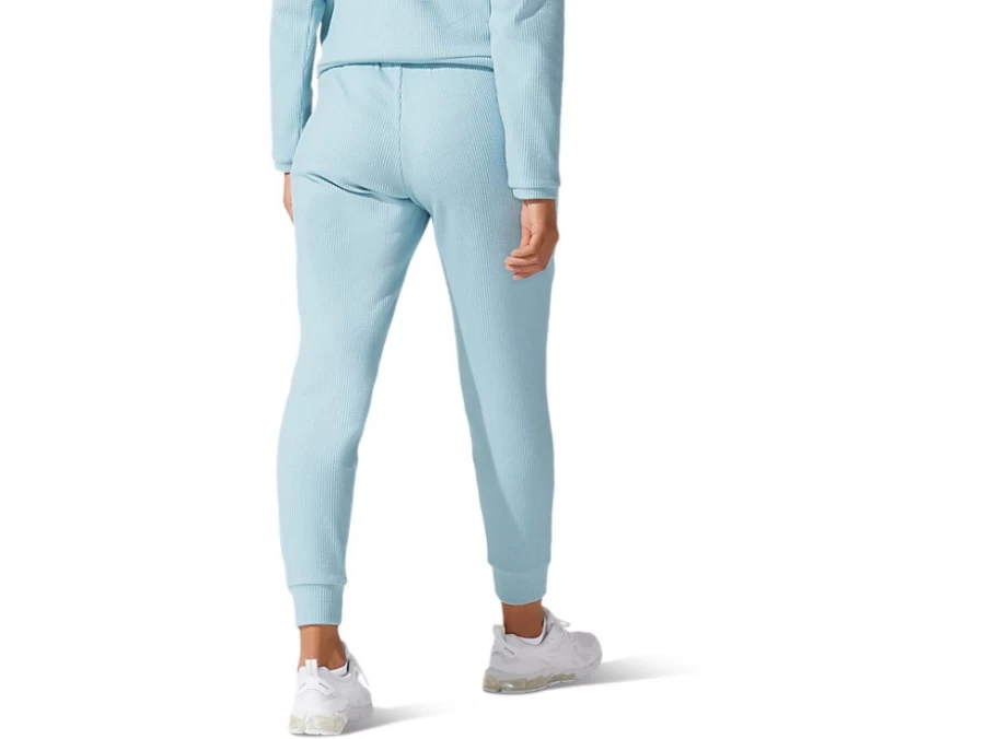 ASICS Women's Smoke Blue Soft Stretch Sweatpants - Comfortable Athletic Joggers