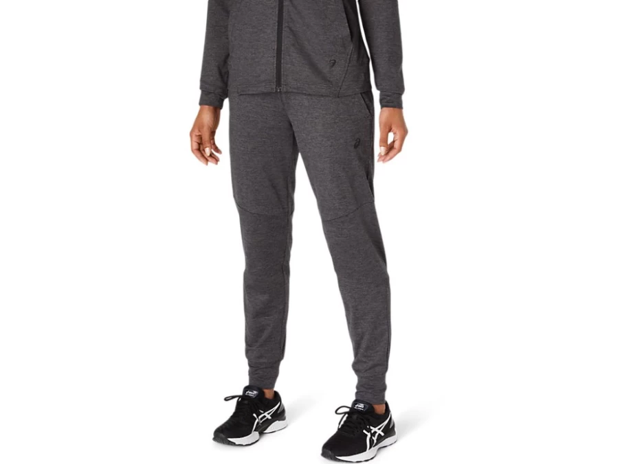 ASICS Women's Dark Grey Heather Tech Jogger Pants for Running & Training