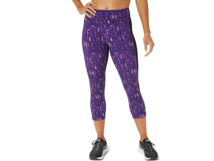 ASICS Women's Kate Pocket Capri Pants in Japan Brushed Orchid/Performance Black