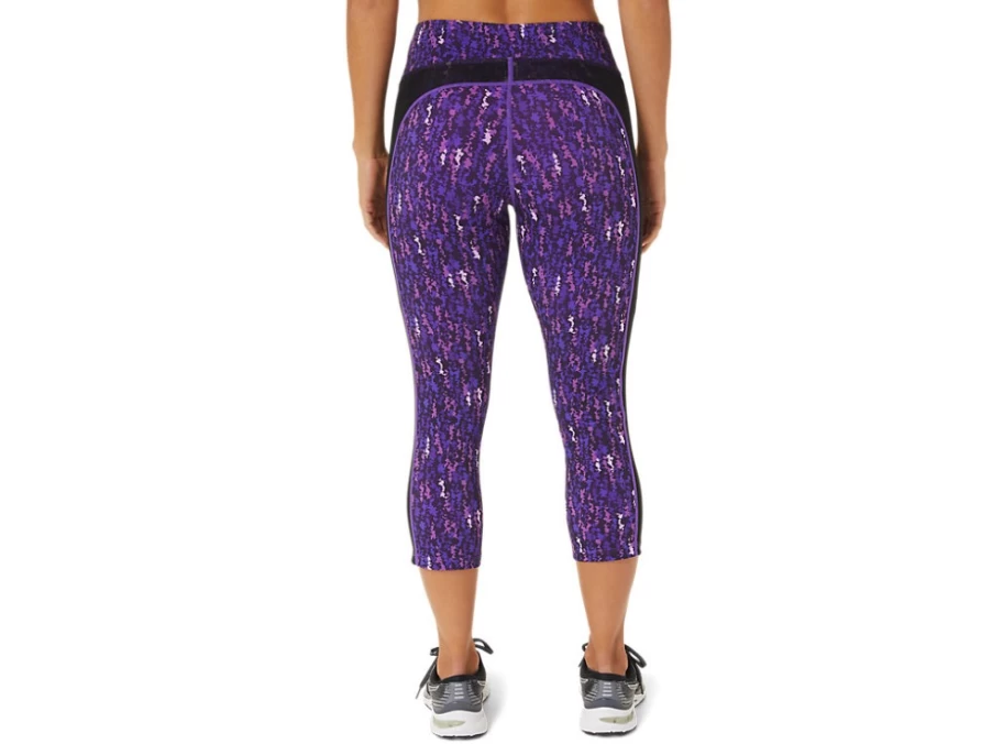 ASICS Women's Kate Pocket Capri Pants in Japan Brushed Orchid/Performance Black