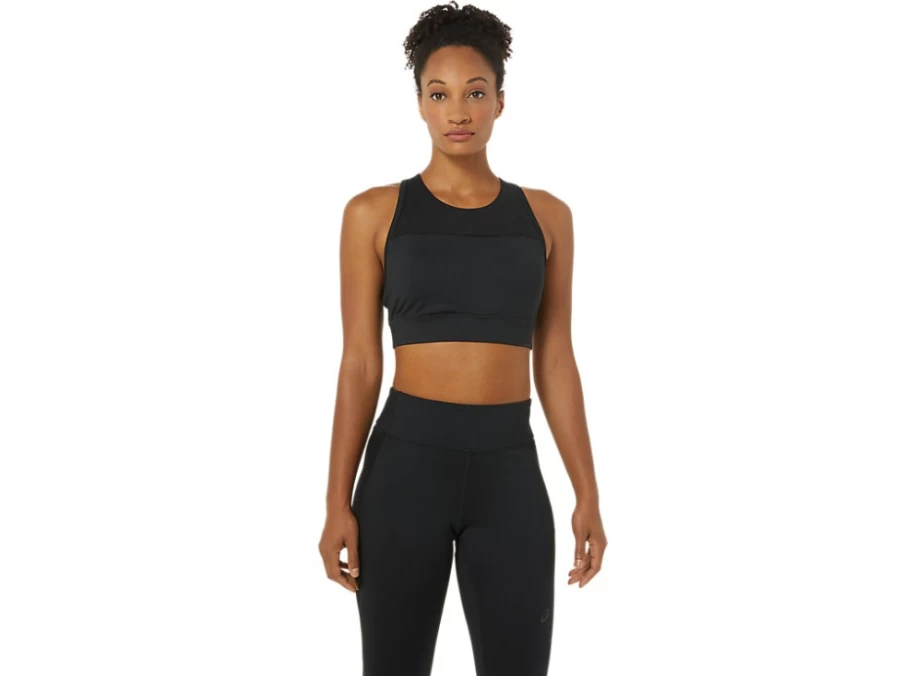 ASICS Women's Performance Black Kate Strappy Sports Bra - Supportive Workout Top