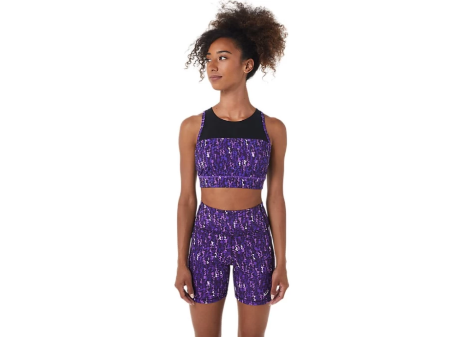 ASICS Women's Kate Strappy Sports Bra - Japan Brushed Orchid/Performance Black
