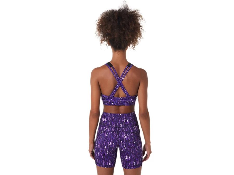 ASICS Women's Kate Strappy Sports Bra - Japan Brushed Orchid/Performance Black