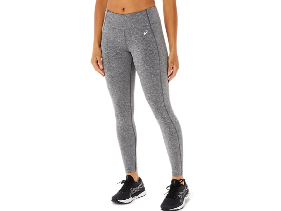 ASICS Women's 7/8 Performance Tight in Dark Grey Heather - High-Performance Workout Leggings