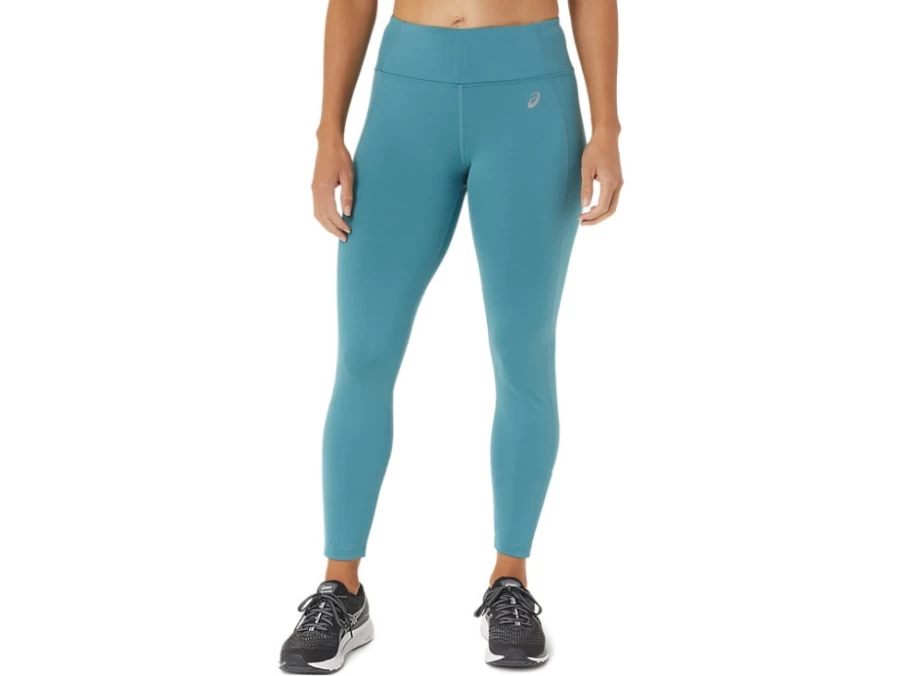 ASICS Women's 7/8 Performance Tight in Misty Pine - High-Waisted Workout Leggings for Running & Yoga
