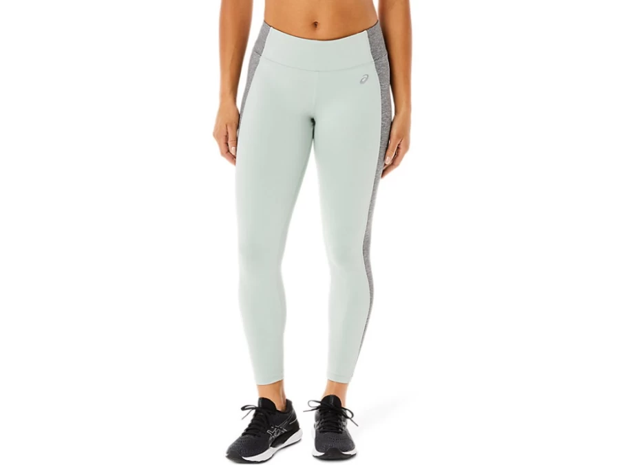 ASICS Women's 7/8 Performance Tight - Lichen Rock/Mid Grey Heather - Running & Workout Tights