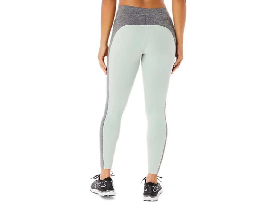ASICS Women's 7/8 Performance Tight - Lichen Rock/Mid Grey Heather - Running & Workout Tights
