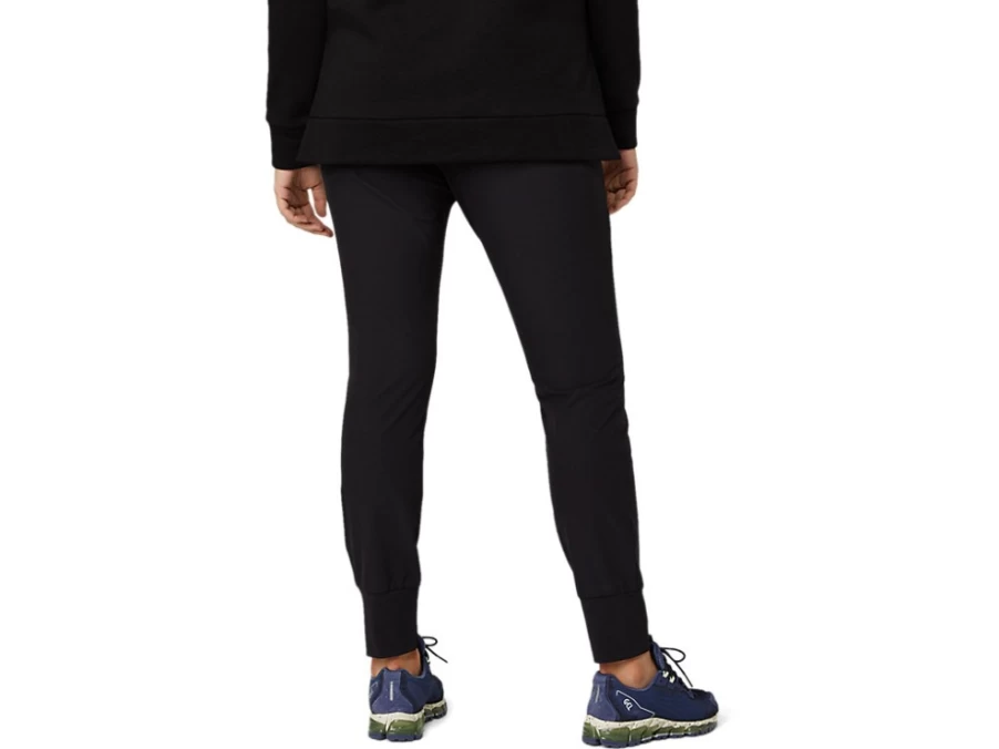 ASICS Women's Performance Black Stretch Tapered Pants for Comfort & Mobility