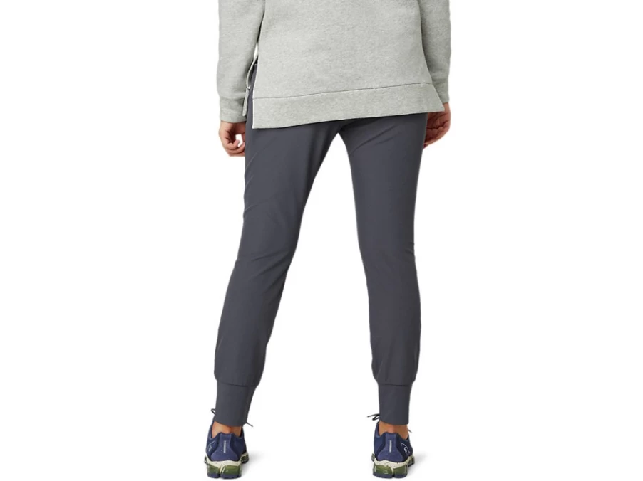 ASICS Women's Carrier Grey Stretch Tapered Pants - Comfort Fit Athletic Trousers