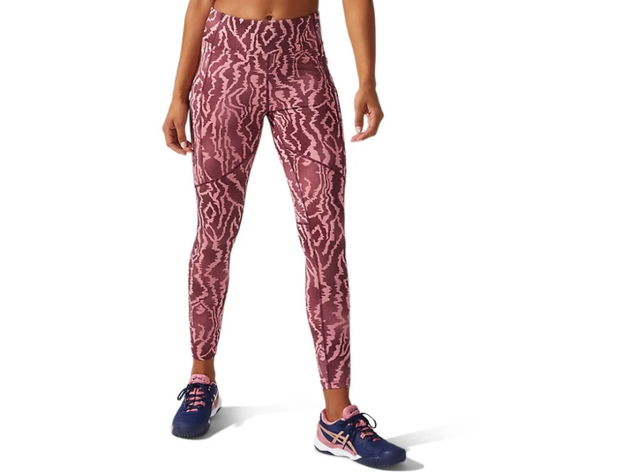 ASICS Women's Deep Mars Print Tights - Strong 92 Printed Running Tight