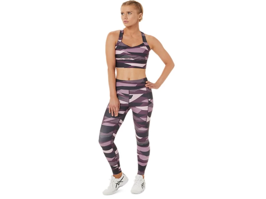 ASICS Women's Barely Rose Print Strong Support Sports Bra - 92 Printed Design