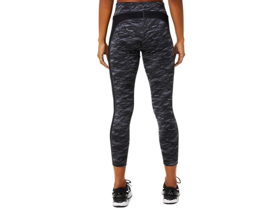 ASICS Women's Kate 7/8 Tight - Grey Multi Yoga Running Workout Tights