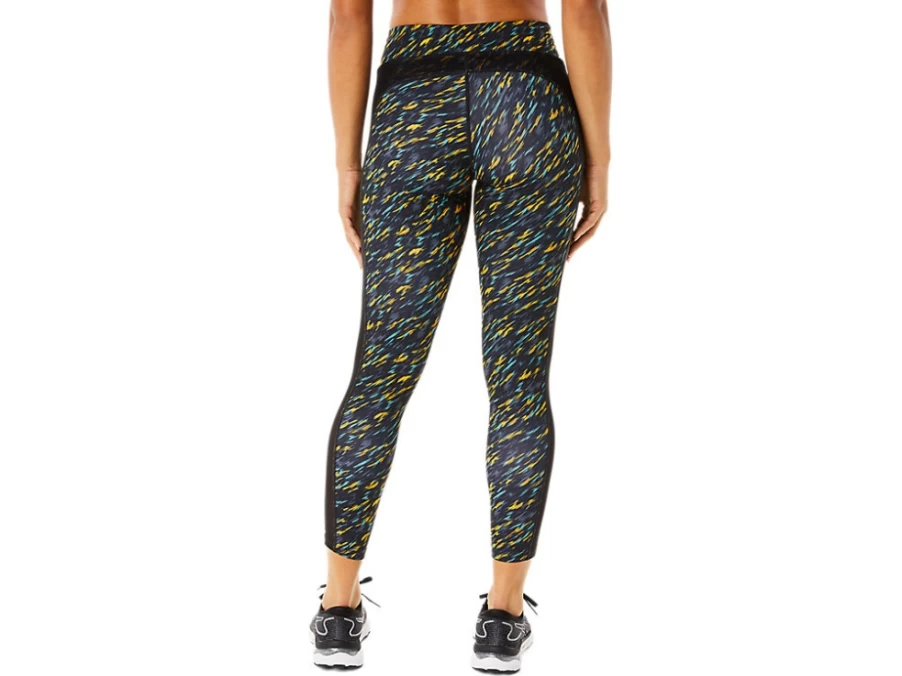 ASICS Women's Kate 7/8 Tight - Night Shade/Sage Print Workout Leggings for Running & Training