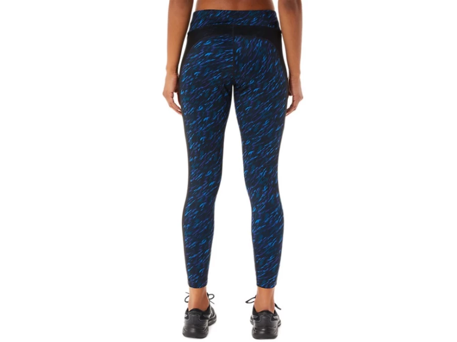 ASICS Women's Kate 7/8 Tight - Night Shade/Lake Drive Print Running Tights