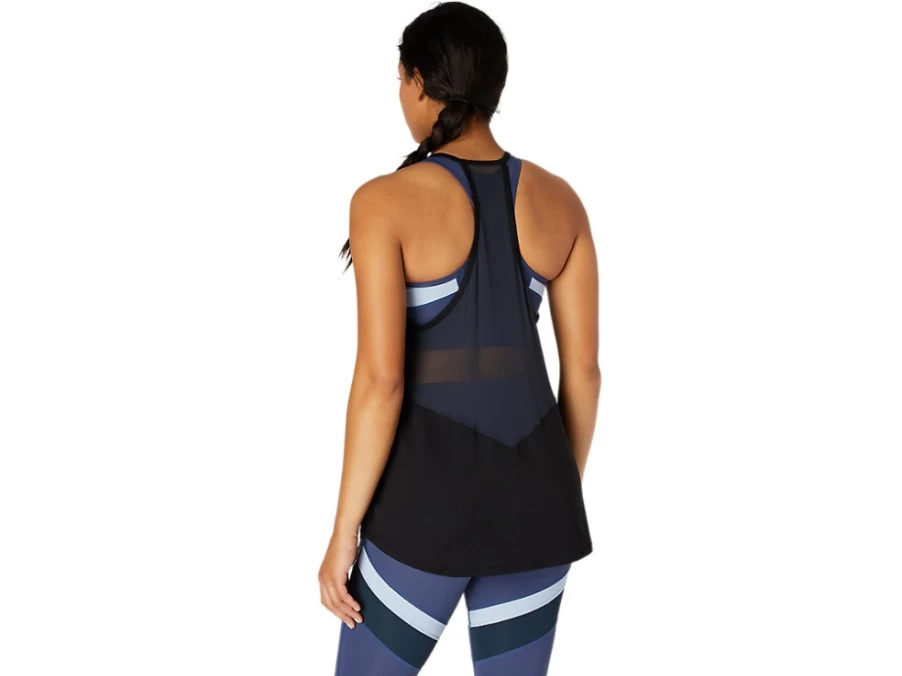 ASICS Women's Performance Black Tank Top – Lightweight Workout Shirt