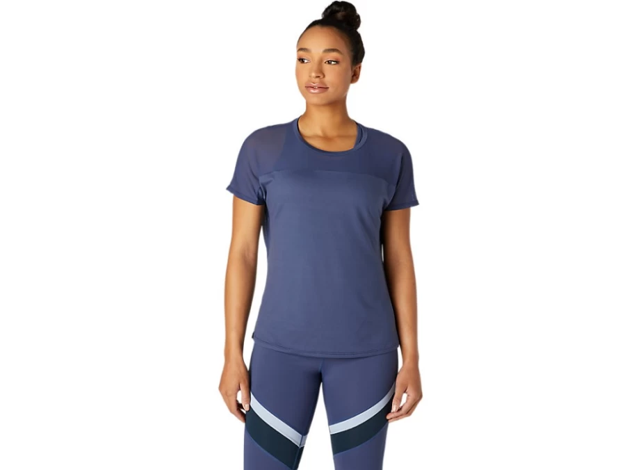 ASICS Women's Thunder Blue Athletic Top