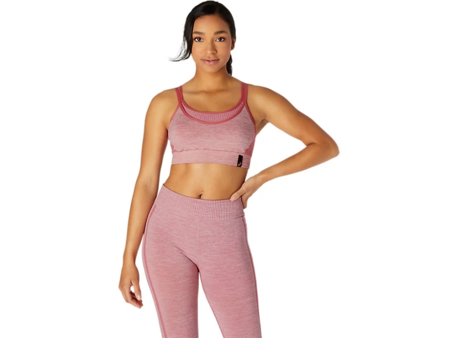 ASICS Women's Smokey Rose Reversible Seamless Sports Bra - Comfort & Support