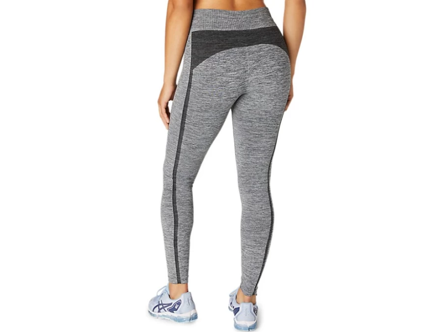 ASICS Women's Performance Black Seamless Tight – High-Waisted Workout Leggings for Running & Training