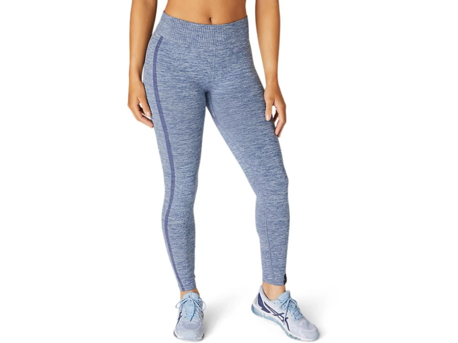 ASICS Women's Thunder Blue Seamless Tight - High-Performance Workout Leggings