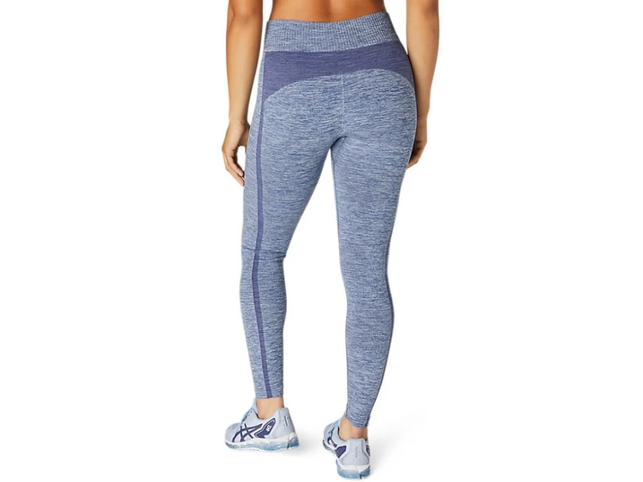 ASICS Women's Thunder Blue Seamless Tight - High-Performance Workout Leggings