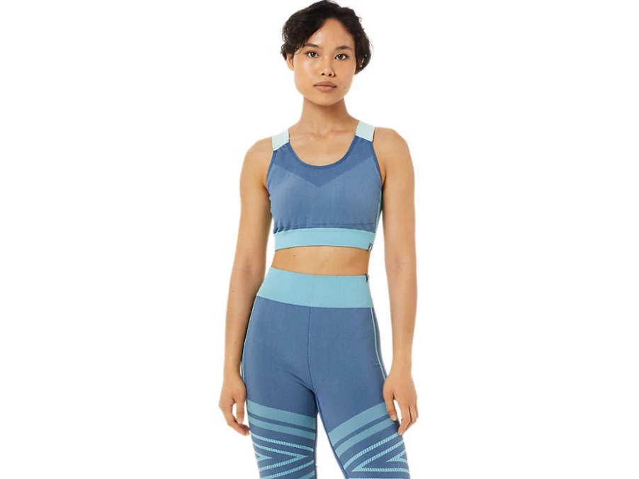 ASICS Women's Grand Shark Seamless Sports Bra - Comfort & Support for Active Wear