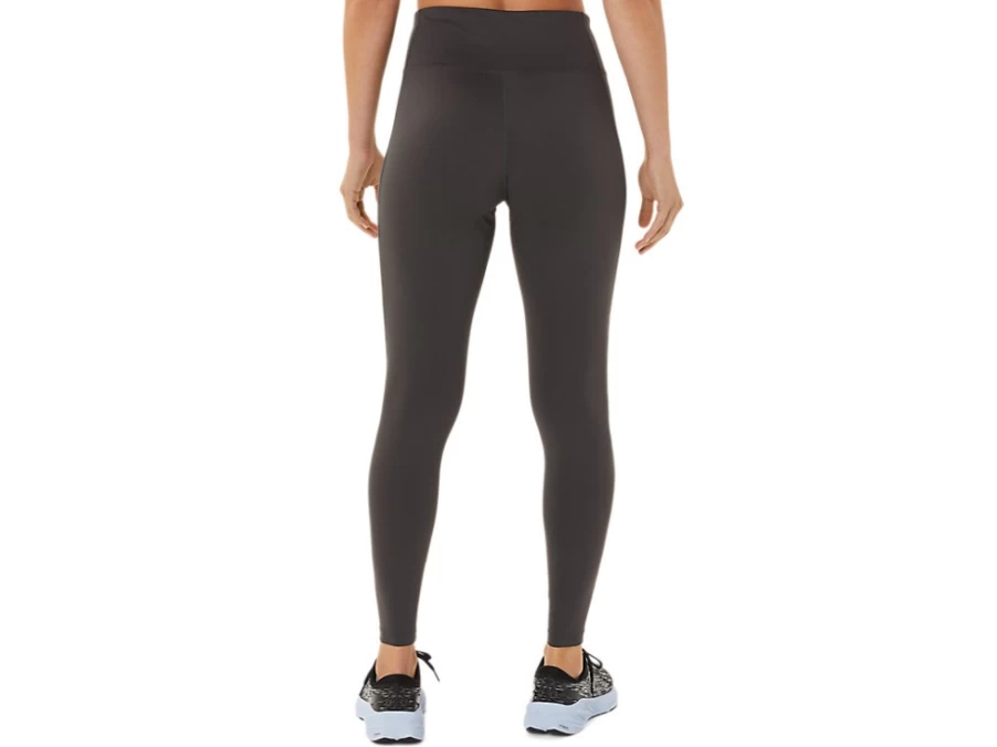 ASICS Women's Obsidian Grey Logo Graphic Tight Running Leggings