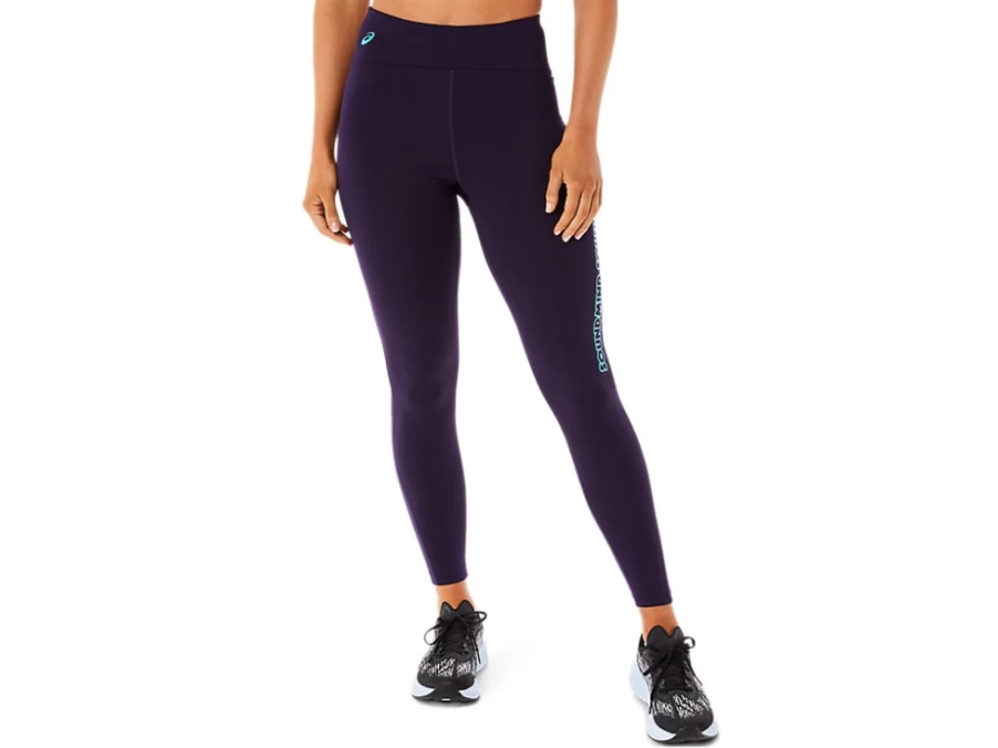 ASICS Women's Night Shade Logo Graphic Tight Running Leggings