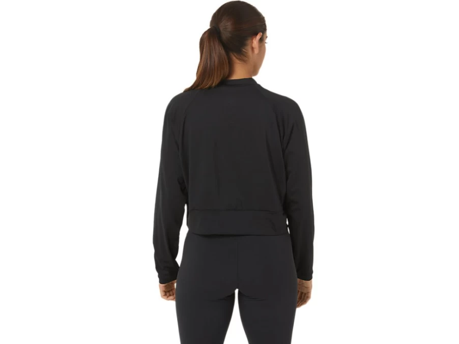 ASICS Women's Black RePurposed Pullover - The New Strong Sustainable Sweatshirt