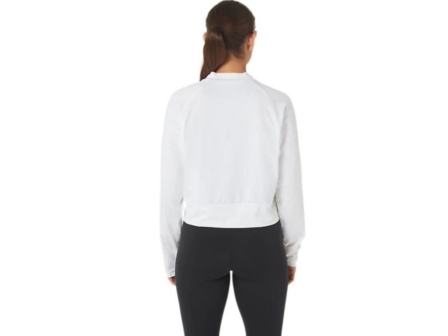 ASICS Women's White RePurposed THE NEW STRONG Pullover Sweatshirt