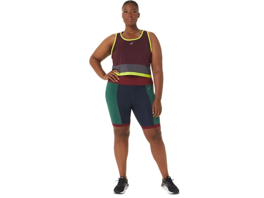 ASICS Women's Maroon/Steel Grey RePurposed Strong Tank Top - Athletic Performance Apparel