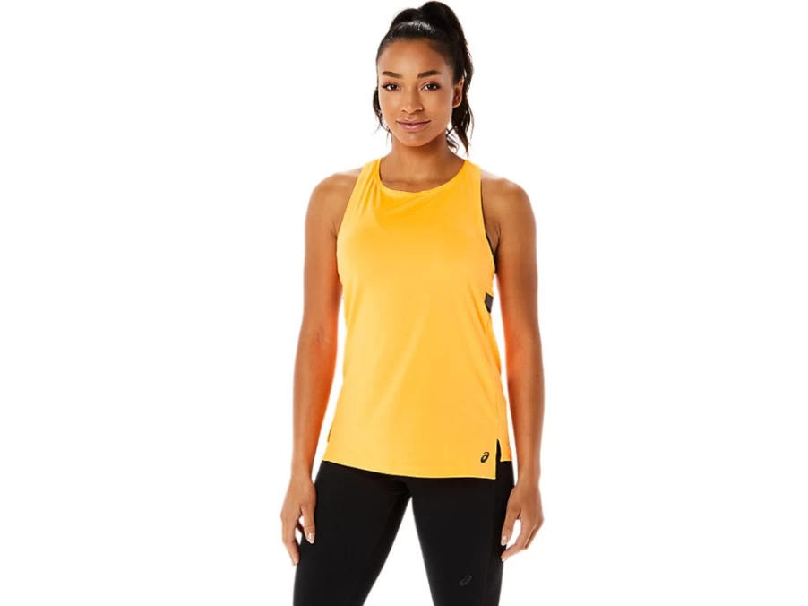 ASICS Women's Sana Tank Top - Orange Pop Fitness Apparel