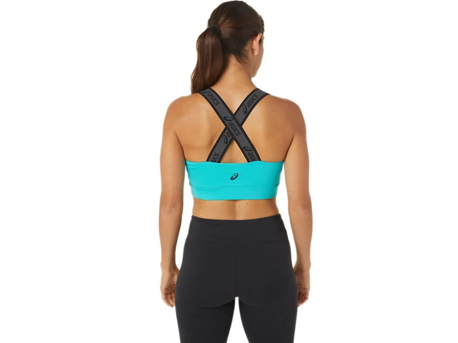 ASICS Women's Sana Bra in Sea Glass - Comfortable & Supportive Fitness Bra for Women