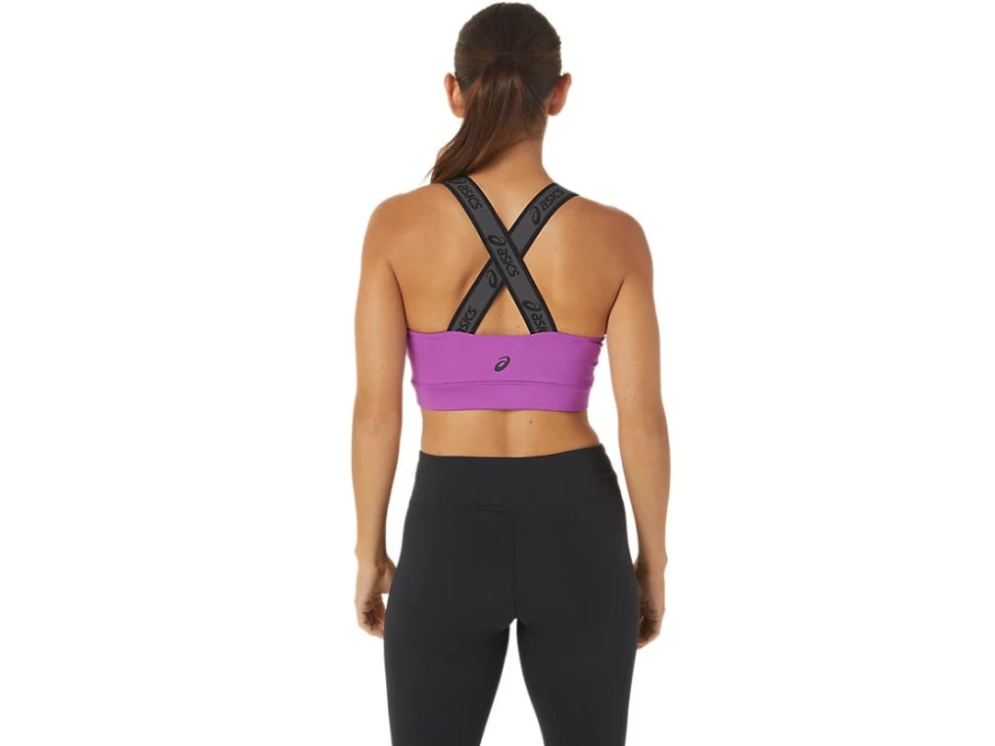 ASICS Women's Sana Bra - Comfort Fit Sports Bra in Orchid Color for Active Lifestyles