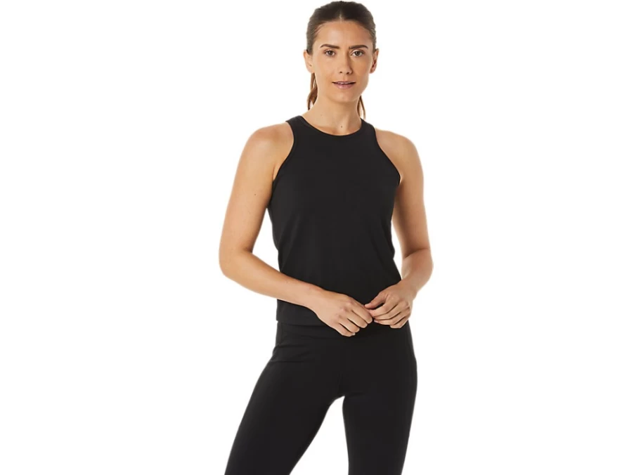 ASICS Women's Performance Black Movekoyo Training Bra Top for Workouts