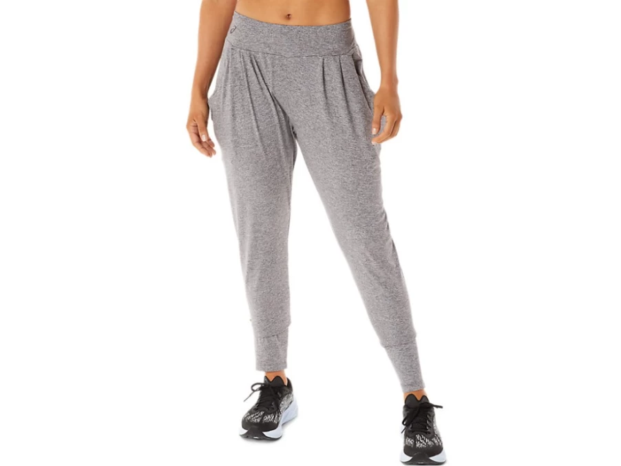 ASICS Women's Smoke Shadow Heather Soft Stretch Knit Pants - Comfortable Athletic Fit
