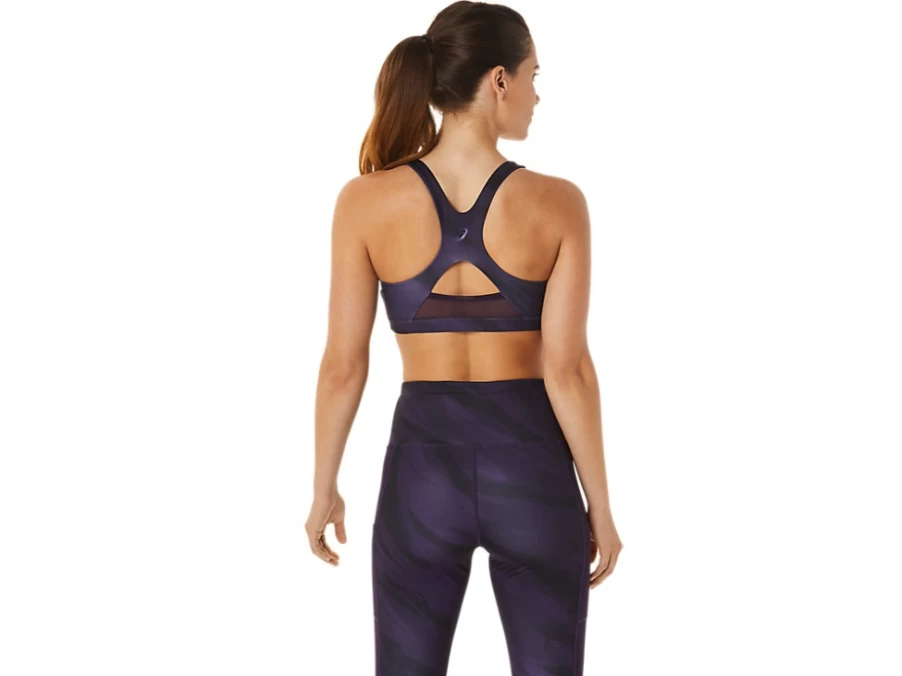 ASICS Women's Night Shade Training Graphic Bra - Workout Sports Bra for Women