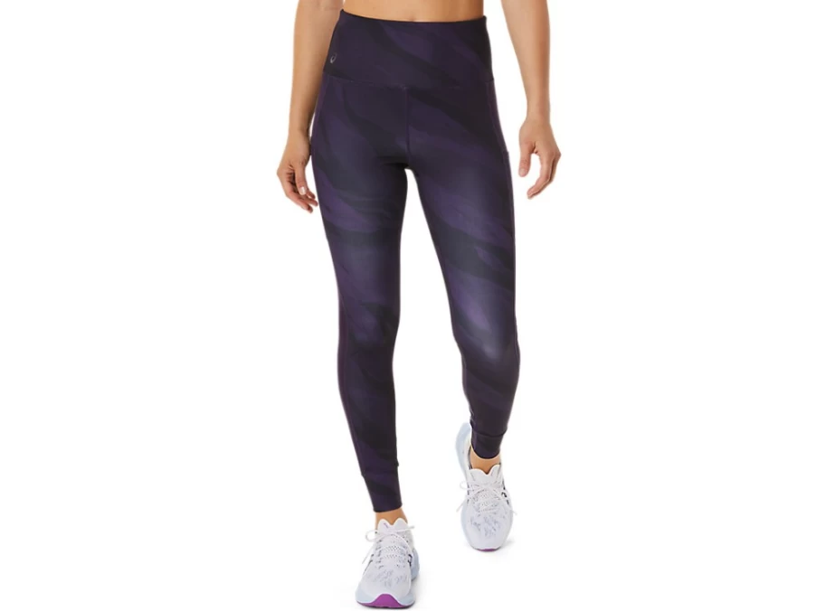 ASICS Women's Night Shade Training Tight with Graphic Design for Workouts