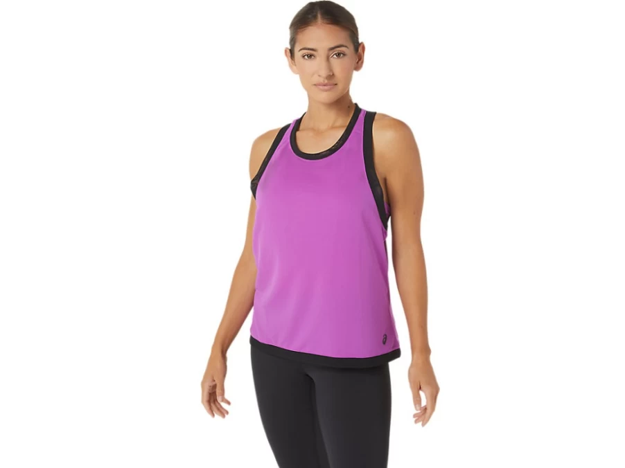 ASICS Women's Kate Mesh Tank Top in Orchid - Lightweight Breathable Workout Shirt