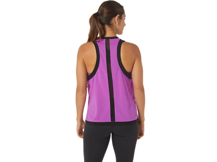 ASICS Women's Kate Mesh Tank Top in Orchid - Lightweight Breathable Workout Shirt