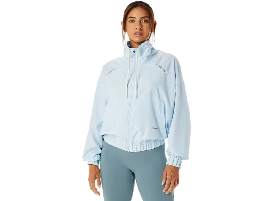 ASICS Women's Sky Actibreeze Nagino Woven Jacket – Lightweight Breathable Outdoor Sportswear