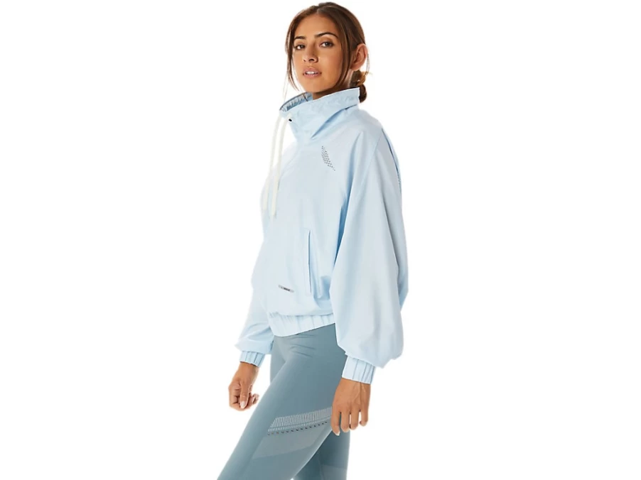 ASICS Women's Sky Actibreeze Nagino Woven Jacket – Lightweight Breathable Outdoor Sportswear