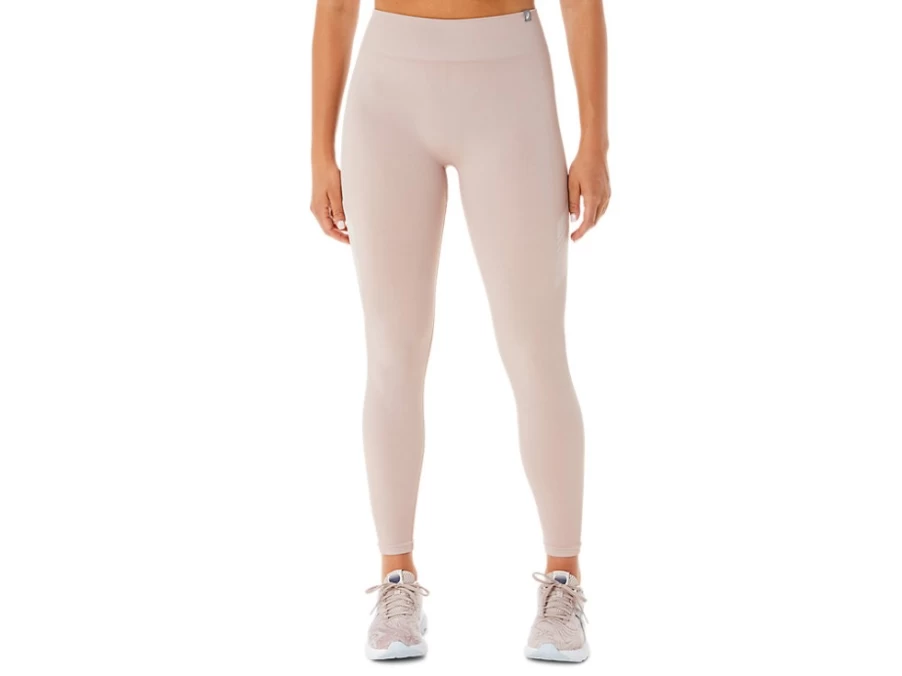 ASICS Women's Nagino Flex Seamless Tight - Fawn Color High-Performance Workout Leggings