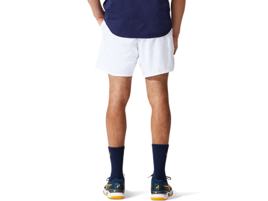 ASICS Men's Match 7-Inch Shorts in Brilliant White - Lightweight Running Shorts for Men