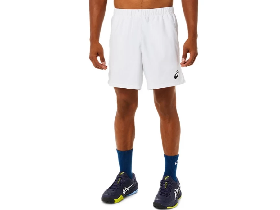 ASICS Men's Match 7-Inch Shorts in Brilliant White - Lightweight Running Shorts
