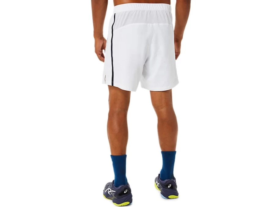 ASICS Men's Match 7-Inch Shorts in Brilliant White - Lightweight Running Shorts