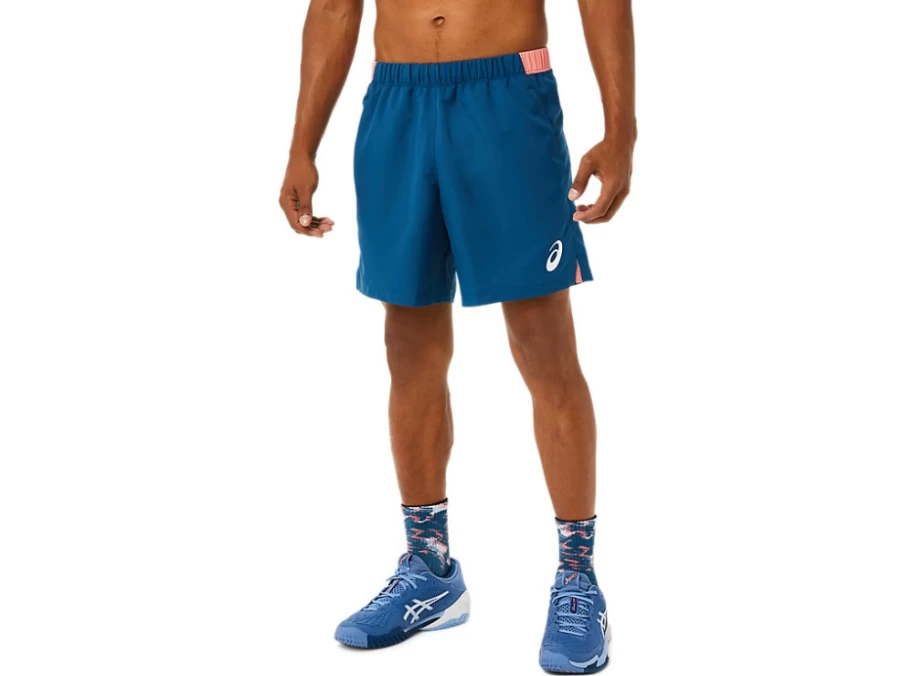 ASICS Men's Light Indigo Match 7-Inch Running Shorts