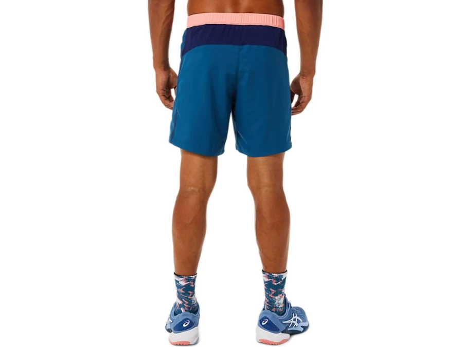 ASICS Men's Light Indigo Match 7-Inch Running Shorts