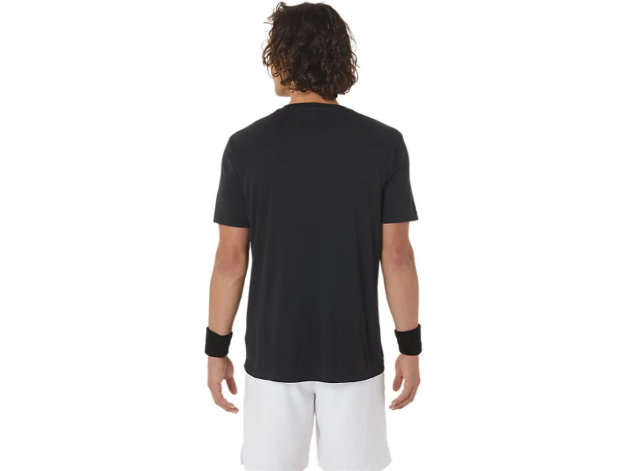 ASICS Men's Performance Black Court GS Graphic T-Shirt